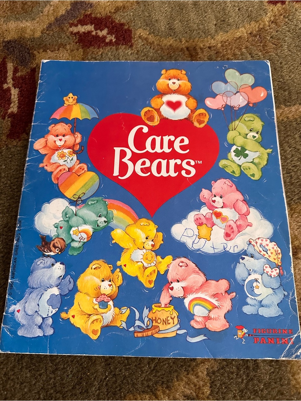 VINTAGE 1985 -Panini Care Bears Sticker Book